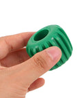 Green Stainless Steel Regulator Valve Handle for Scuba Diving Tank Replacement held in hand