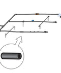 25-pack 1/2 in. compression couplings for drip irrigation tubing; fits .690/.700/.704 OD; watertight connection.