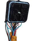 Hot Deal On EXKATCC 323-9140 Wiring Harness Assembly For Caterpillar CAT Tracked Logging Machines connector detail with wires.