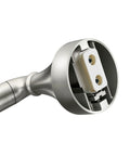 Close-up of wall mount bracket for Hamden Spot Resist Brushed Nickel 24 Inch Single Towel Bar With Easy Install Press And Mark