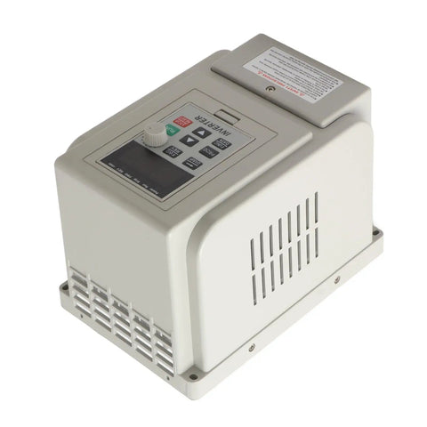 Heavy Duty 4kW 220V Variable Frequency Drive Inverter For Single To Three Phase Motors With Quick Response Wide Speed Range Smooth Start And Anti Trip Protection Plug And Play Ready For Industrial Use, side angle