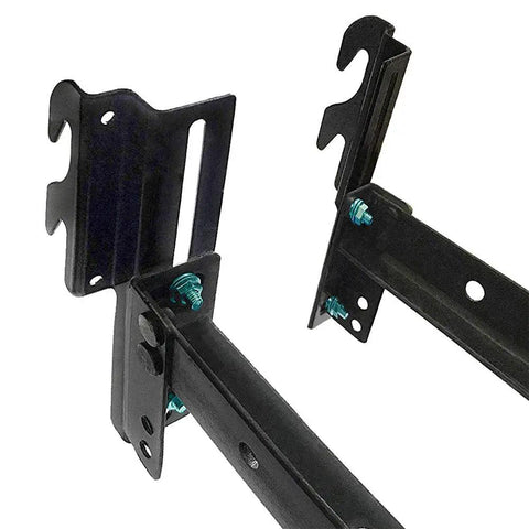 Bolt On To Hook On Bed Frame Conversion Brackets Kit Set Of 2 for attaching standard headboard brackets to odd sized headboards and older beds