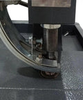 Close-up of the Straight Up Heavy Duty Manual Eyelet Press for PVC Bags and Canvas Crafts 8mm Ring Punch Tool with solid iron frame.