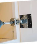 Installing Six Pack Kitchen Cabinet Hinge Repair Plates Kit With Quick Install For Durable Cabinet Doors Easy Secure Attachment