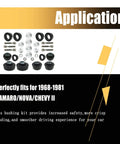 Beef Up Your Ride With This Billet Aluminum Body Mount Bushings Kit For Camaro Nova Chevy II 1968 To 1981 32 Piece Set