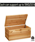 Two Pack 14 Inch Gas Spring Hinges For Toy Boxes And Cabinets 150N Heavy Duty Soft Close Safety Hinges For Heavy Curved Arched And Flat Lids Black Built To Last installed on wooden chest