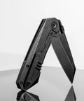 Titanium Pocket Knife with M390 Powder Steel Blade for Everyday Carry Thumb Hole EDC Folding Knife Three Point Zero Seven Inch Blade