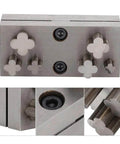 Pro Grade Disc Cutter Set For Jewelry Making With Clover Punches, Multi Size Earring Die Punch Tool Kit, steel plate cutter close-up