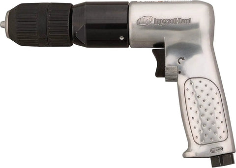Half Inch Keyless Chuck Air Drill With Pistol Grip Do It All Versatile Tool For Reversible And Non Reversible Configurations 500 RPM 0.5 HP 10.6 Inch Pound Torque Aluminum Housing