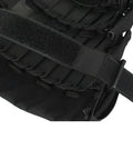 Close-up of Tactical Shoulder Armor Guards Set for Battle Ready Knights Non Slip 500D Nylon Armor with buckle detail