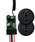 Dope 12V Wireless Remote Relay Switch With 328ft Long Range, DC 12V 24V 48V 10A Receiver For Car, Motors, Lamps, LEDs And Fans, Easy Install, Compact Mini Relay That Works Through Walls And Doors, with wired PCB and ON/OFF remotes