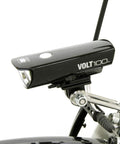 Center Fork Headlight Bracket For Bikes with handlebar free mount, showing durable aluminum bracket with adjustable beam angle.