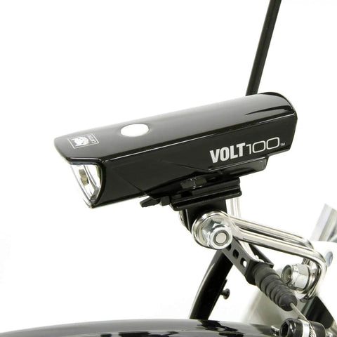 Center Fork Headlight Bracket For Bikes with handlebar free mount, showing durable aluminum bracket with adjustable beam angle.