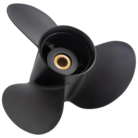 Upgrade Aluminum Boat Propeller 13 And A Quarter Diameter 17 Pitch 3 Blade Right Rotation for BRP Johnson Evinrude OMC Stern Drives 40 To 140HP 13 Spline Hub Kit Included Replace OEM 765183