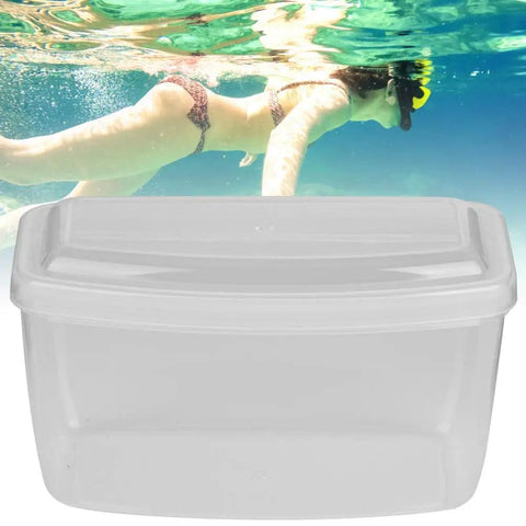 Clear Dive Mask Case And Snorkel Gear Storage Box Durable PP Plastic Dustproof Protective Container for diving accessories