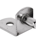 5mm Steel Nickel Plated Shelf Support Peg from 8 Pack for Cabinets and Bookcases showing peg design and hole detail