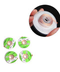 Close-up of 4Pcs 3.5mm Desoldering Braid Solder Removal Wick Wire Kit 1.5m Long for PCB Cleaning and Repair, shown in green and white spools.