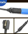 VIKKSAER 2-pack brake pad wear sensors for BMW X3 2020–2021, front & rear with blue connector and cable
