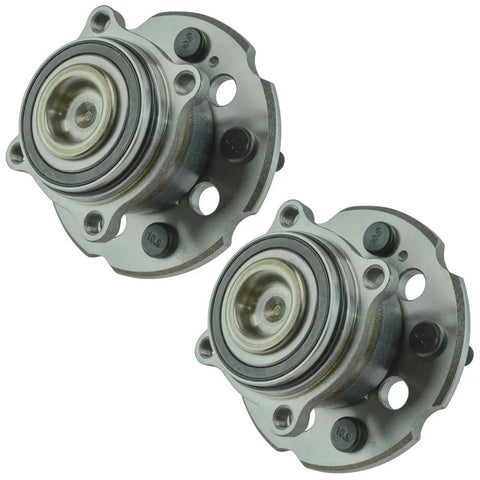 Top Shelf Replacement Wheel Bearing And Hub Assembly Rear Left Right Pair For Honda Pilot 2009 To 2015, steel construction, detailed view.