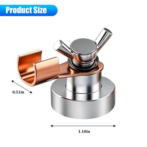 Rock Solid Magnetic Ground Clamp For Car SUV Truck Making Tack Welds And Cuttings Perfect Welding Support Tool With Copper Conductors, 1.10in size.