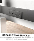 Heavy Duty Metal Track Connector Flat Plate For Barn Door Brackets Pro Grade Easy Install Seamless Joining Stable Track Mounting Plate with Included Screws Burr Free Surface