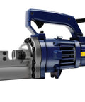 Hot Hydraulic Rebar Cutter 1350W Powerhouse Slicing Through #6 And Up To 3/4 Inch Steel Rods With Effort side view showing grip and motor design.