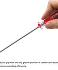 Built Dang Tough T15 T20 T25 T27 T30 Security Torx Screwdriver Set With Magnetic Star Bits, showing ergonomic grip and chrome vanadium steel shaft.
