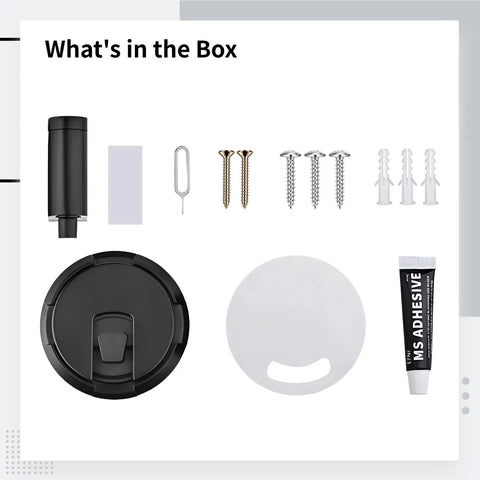 Components of Floor Mount Door Stopper With Spring Loaded Mechanism, Zinc Alloy Build, Hidden Flush Design