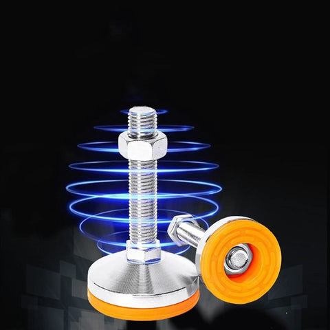 Bulletproof M12 And M16 Carbon Steel Leveling Screw Legs Featuring Quick Release Non Slip Foot Pads for heavy duty use.