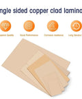 Single Sided Copper Clad Laminate PCB 12 By 18 Cm Copper Plated Universal Circuit Prototype Board for Etching DIY PCBs Kit