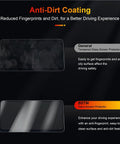 Laser Precision 15.6 Inch Screen Protector Fits 2027 Rivian R2 Trims Exactly with anti-dirt coating for easy cleaning.