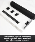 Cabinet Hardware Jig Tool Adjustable Punch Locator Aluminum Drill Template Guide for Wood Doors with storage case