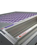Evolution3 BenchTop Material Cutter Pro Grade 144 Inch Cutting Length With Self Adjusting Track Roller System in use