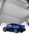 Spigen CryoShade double-layered roof sunshade installed in Tesla Model Y (Juniper)