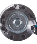 Top view of 8 Stud Front Wheel Hub And Bearing Assembly For RWD Vans Under 9600 LB GVW Fits 2003 2017 Chevy Express GMC Savana