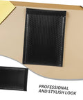 Black Bubble Mailers 13x18 Plus 4 Padded Envelopes With Self Seal Adhesive shown on a table