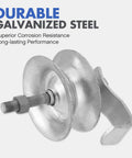 Heavy Duty Galvanized Gate Rollers For 1 5 8 Inch Pipe Track Built To Last With Smooth Sliding Action 5 Inch Steel Pipe Track Roller