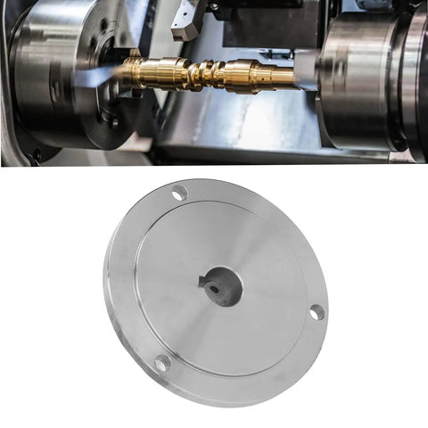 Heavy Duty Lathe Faceplate Forged From High Manganese Steel Featuring Three Hole Mount And 130mm Diameter For K11 K12 K72 Woodworking Lathes Built Like A Tank For Every Project