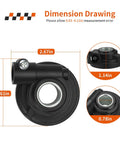 Speedometer Drive Gear Box For DR Z 400 SM 2005 2008 2013 2024 Replacement 54600 29F11 54600 29F10 dimension drawing