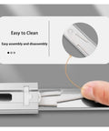 Close-up of Heavy Duty Soft Close Drawer Slides With Smooth Full Extension Glide And Knockout Carbon Steel Build showing easy assembly feature.