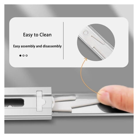 Close-up of Heavy Duty Soft Close Drawer Slides With Smooth Full Extension Glide And Knockout Carbon Steel Build showing easy assembly feature.