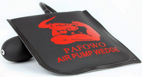 Two Piece Air Wedge Bag Pump Kit For Easy Vehicle Lifts And Precise Alignment Tool Heavy Duty Inflatable Shim Bag With 300 LB Rating