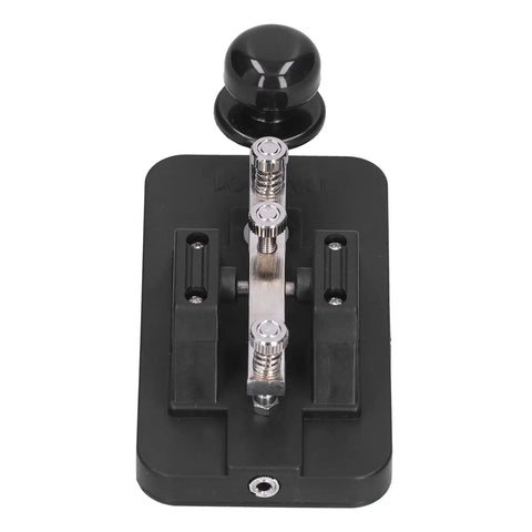 Portable Morse Code Key And CW Practice Tool Telegraph Tapper with buzzer, premium ABS and iron build, lightweight design.