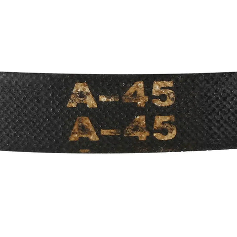 A45 Drive V Belt 45 Inch Inner Length 13mm Width 8mm Thick Neoprene Rubber Oil and Water Resistant Transmission Belt close-up