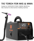 TIG Welding Torch WP17V Four Meter Welder Gun For Lift TIG Arc with Europe Plug next to MIG welding machine