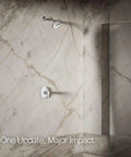 Forte Single Function Shower Head With 5.5 Inch Sprayface And Beastly Powerful Spray 1.75 GPM Vibrant Polished Brass Finish
