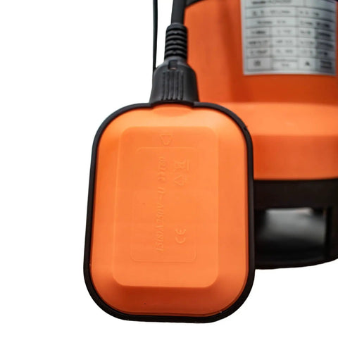 Close-up of auto float switch for Heavy Duty Submersible Sump Pump With Auto Float Switch And Killer High Flow 0.5Hp Motor.