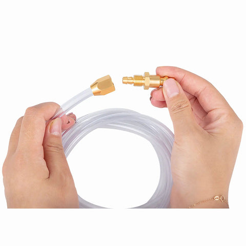 Solid Brass Pneumatic Fittings 2 Pack With Quarter Inch Barb And Quarter Inch NPT Ends For Quarter Inch ID Polyurethane Air Hose