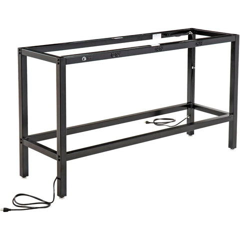 Top Shelf Standing Bar Table With Twelve Built In AC Outlets And Sturdy Footrest crafted for cafes, bars, and modern offices.