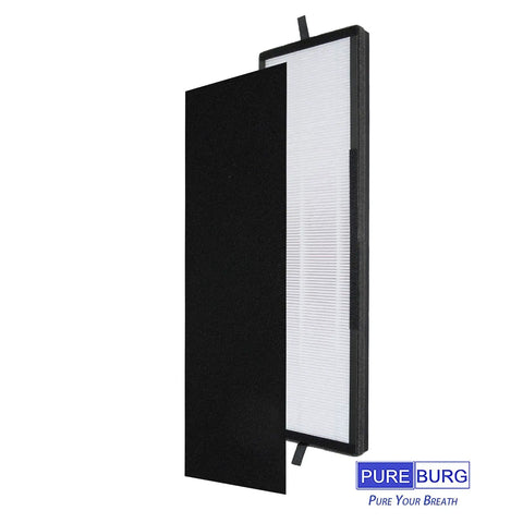 2 Pack H13 HEPA Replacement Filter Set For Eureka NEA120 And Toshiba Smart WiFi Purifiers Beefed Up Filtration With Activated Carbon Pre Filters